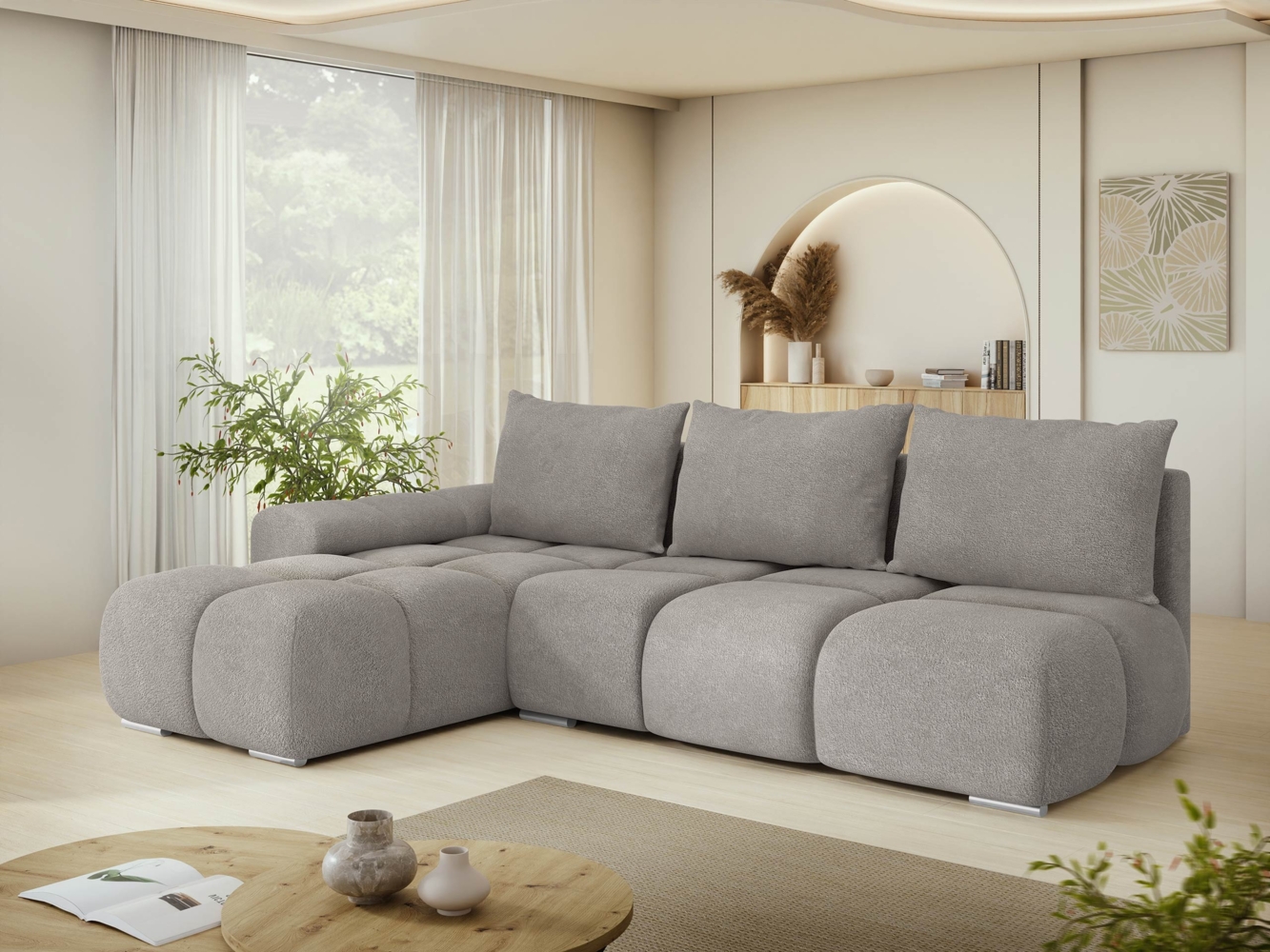 Ecksofa Bukirt (Farbe: Velo 633, Seite: Links) Bild 1