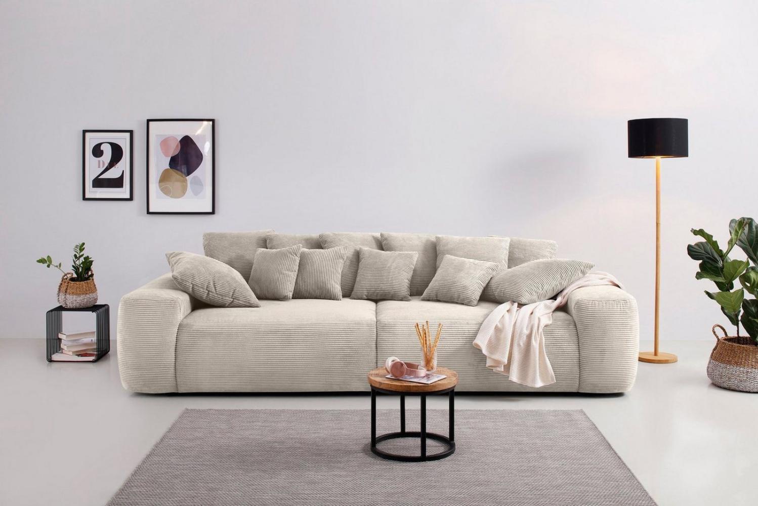 Home affaire Big-Sofa Sundance II, Dauerschläfer mit Hygiene-Topper bis 140 kg belastbar Bild 1