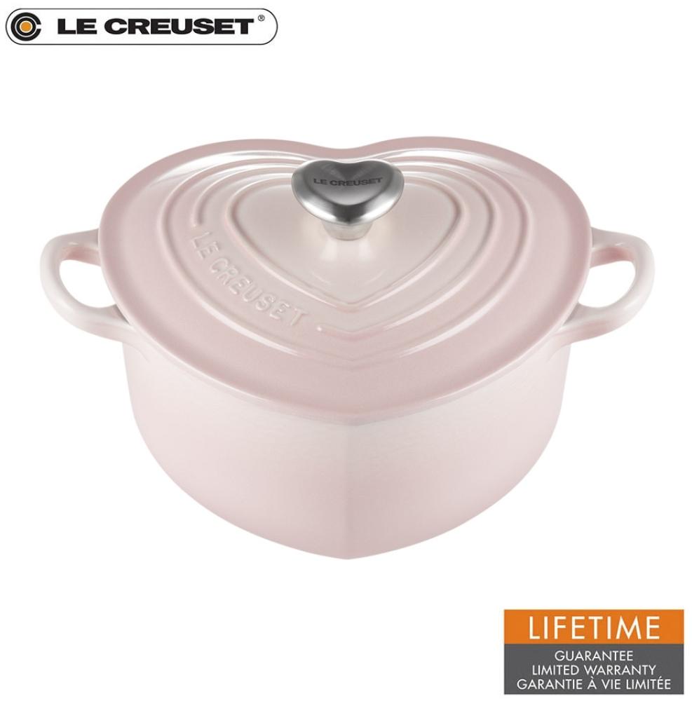 Le Creuset Herzbräter Shell Pink Bild 1