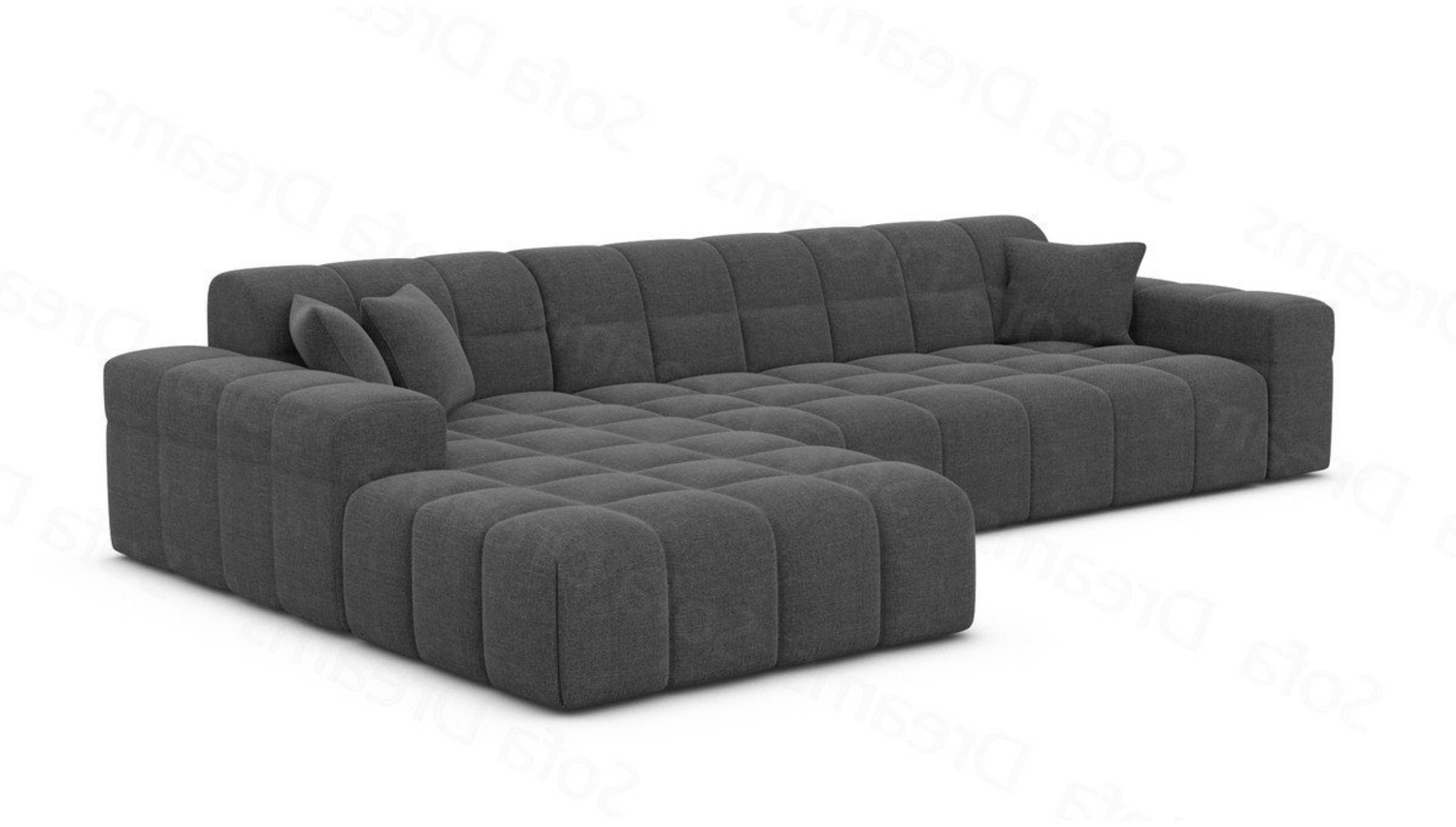 Sofa Dreams Ecksofa Stoffsofa Ibiza L Form kurz Stoff Modern Eckcouch Sofa Polstersofa, Loungesofa Bild 1