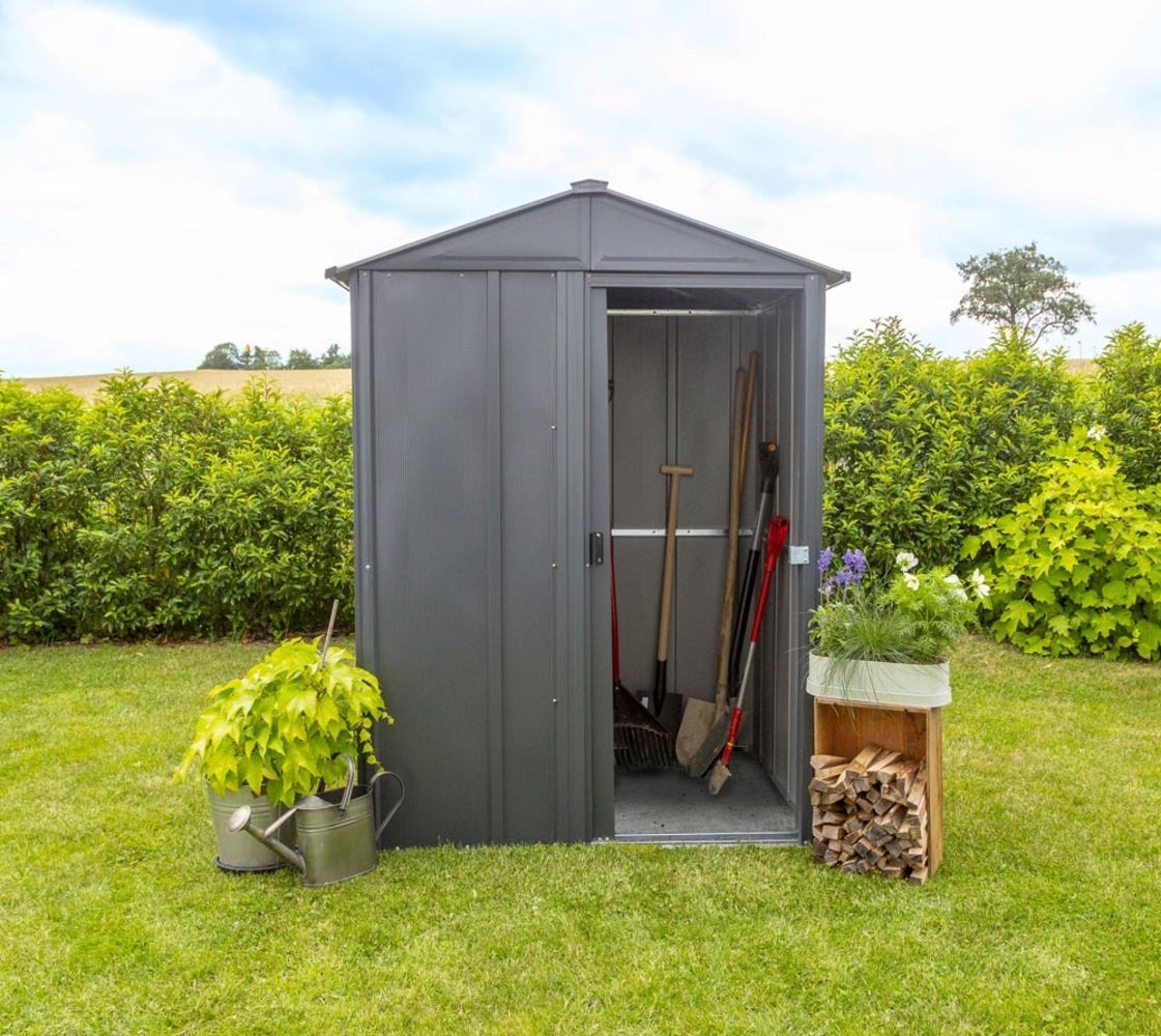 Spacemaker Metall Gerätehaus 54 | Grau | Bild 1