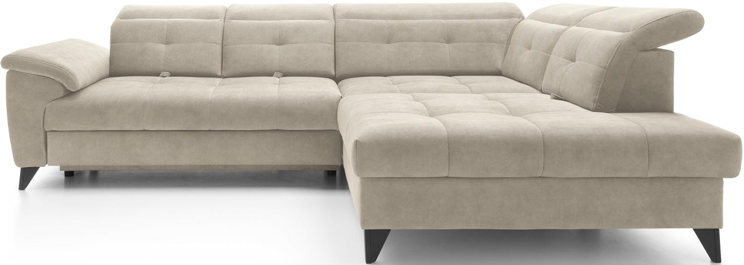 Inferne, Ecksofa, Eckcouch, Beige Bild 1