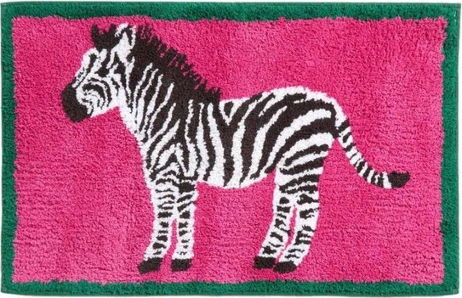 Next Badematte Badematte Zebramuster aus 100 % Baumwolle, Höhe 80 mm, Baumwolle Bild 1