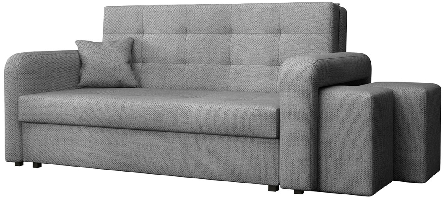 Schlafsofa Viva Home III, Nische für Hocker auf der rechten Seite, Farbe: Enjoy 21 Bild 1