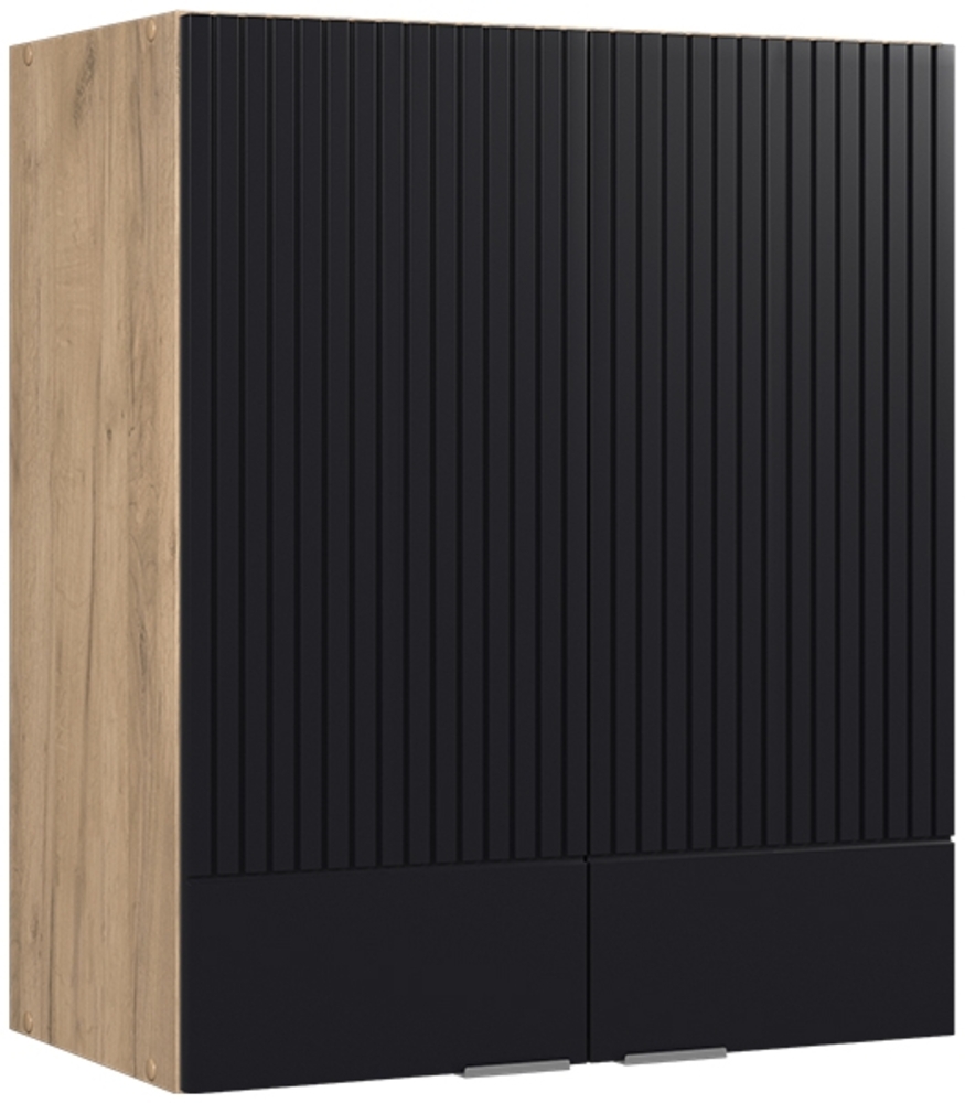 Hängeschrank Fame-Line Schwarz gestreift 60 cm Vicco Bild 1
