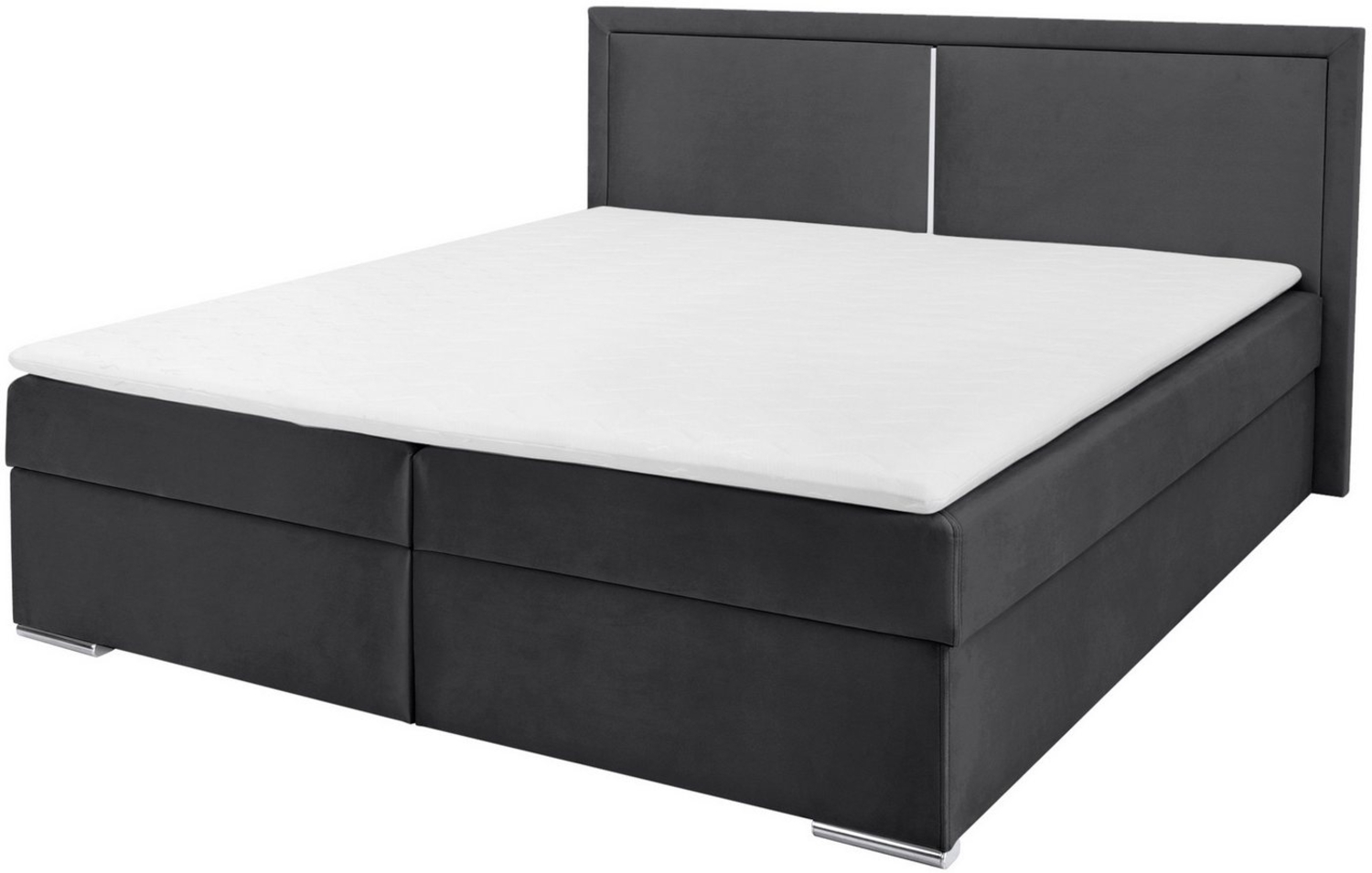 COLLECTION AB Boxbett Athena, Inkl. LED-Beleuchtung, Topper und Stauraum Bild 1