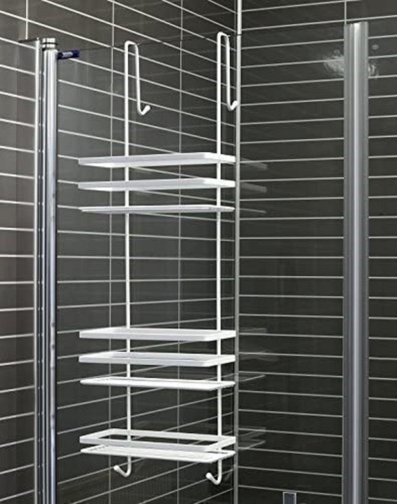 Euroshowers GmbH Duschablage Duschkabinen Hängeregal 3 Etagen Duschablage Duschregal Weiß Bild 1