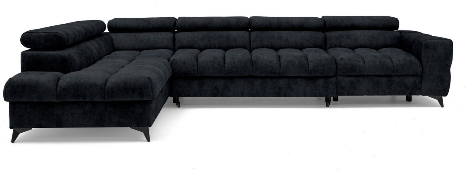 NEXT COLLECTION Ecksofa Pudding Maxi, Elegante starke Steppung, mit Bettkasten, verstellbaren Kopfstützen, mit Schalffunktion Bild 1