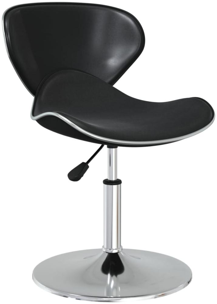 vidaXL Esszimmerstühle 4 Stk. Schwarz Kunstleder 3088576 Bild 1