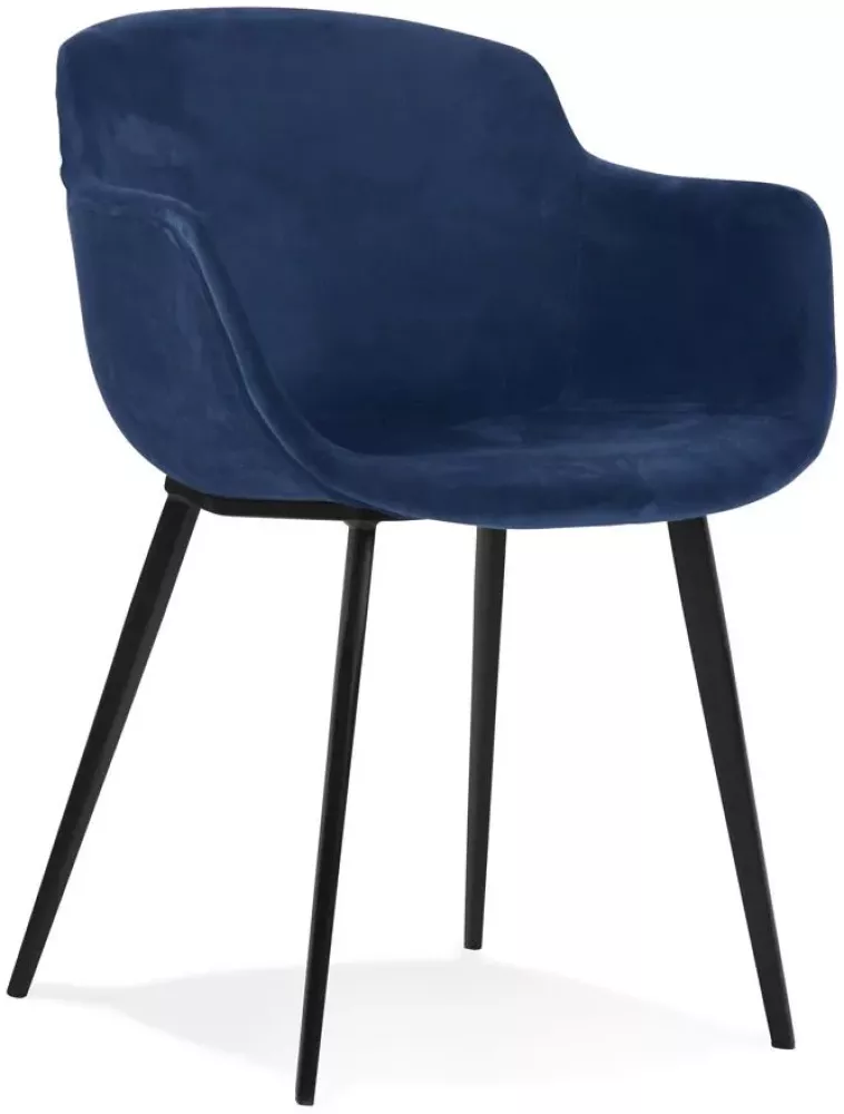 Kokoon Design Sessel Lorel Metall Blau Bild 1