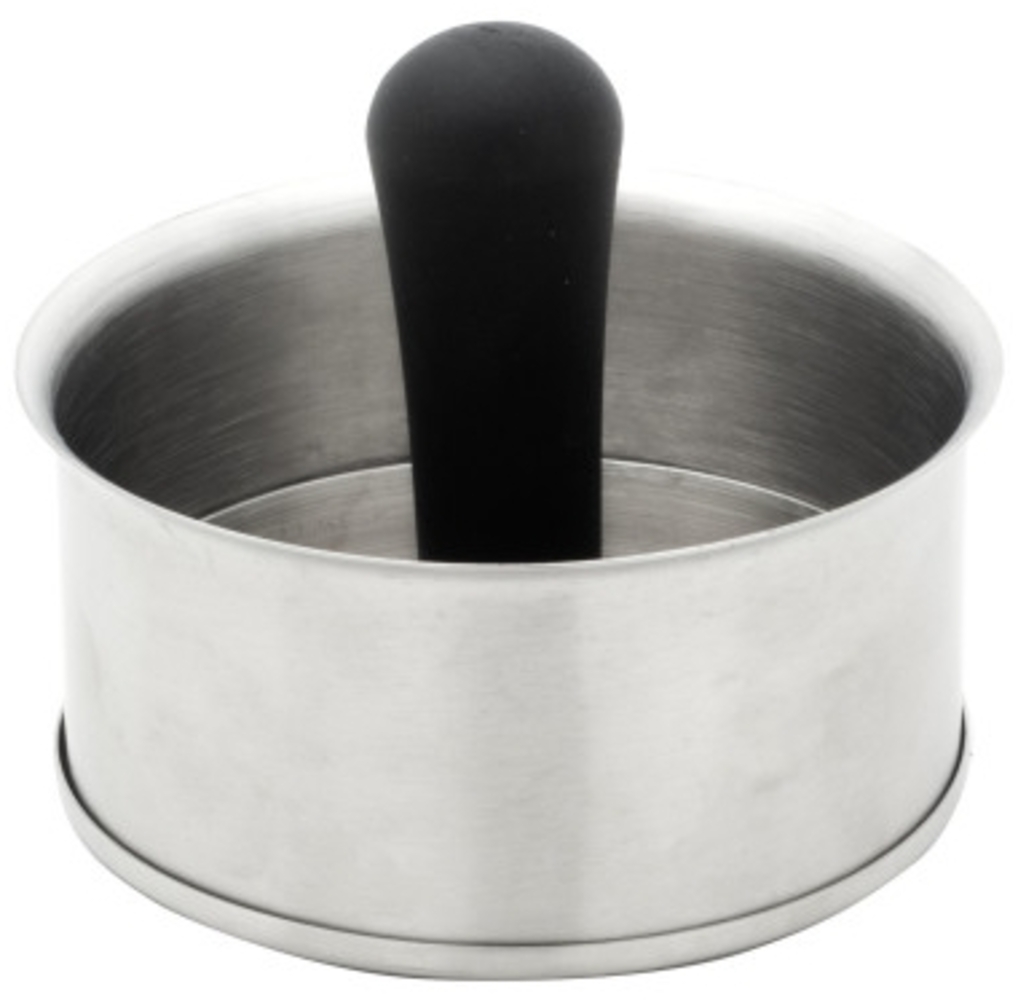 Primaster Burgerpresse Edelstahl mit Kunststoffgriff Ø 11 cm Bild 1