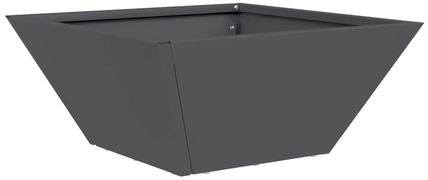 vidaXL Garten-Pflanzgefäß Anthrazit 35 x 35 x 15 cm 873800 Bild 1