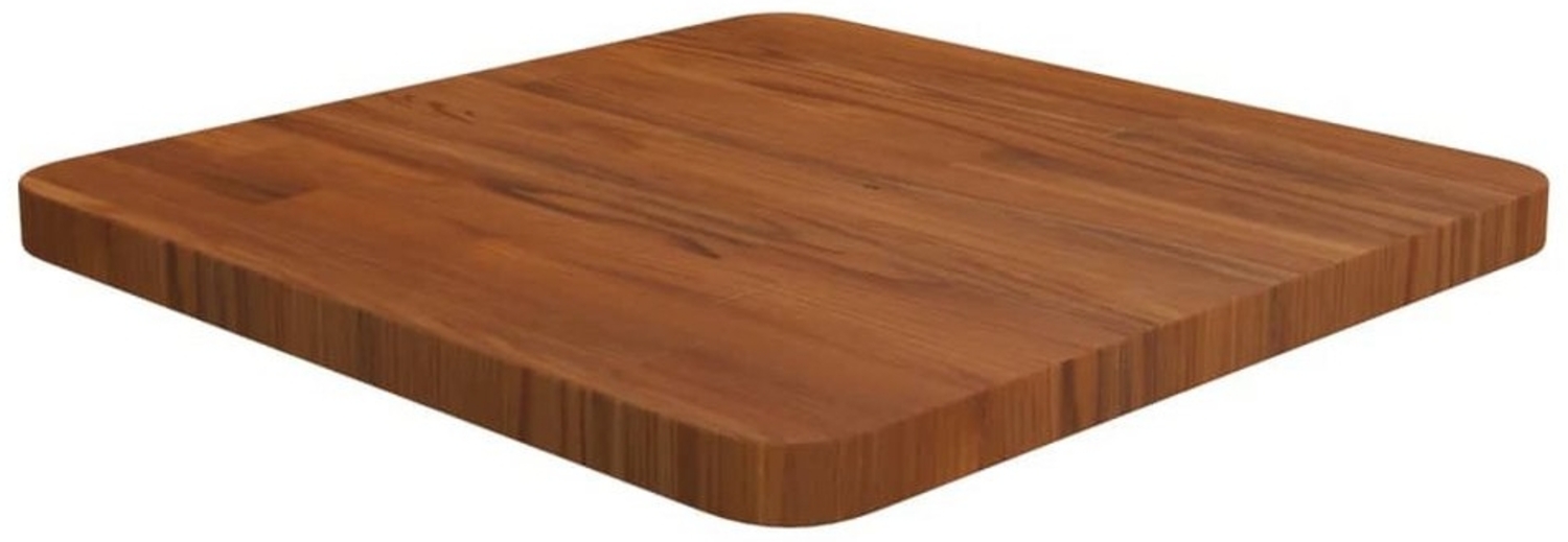 vidaXL Tischplatte Quadratisch Dunkelbraun 70x70x1,5cm Eiche Behandelt 343017 Bild 1