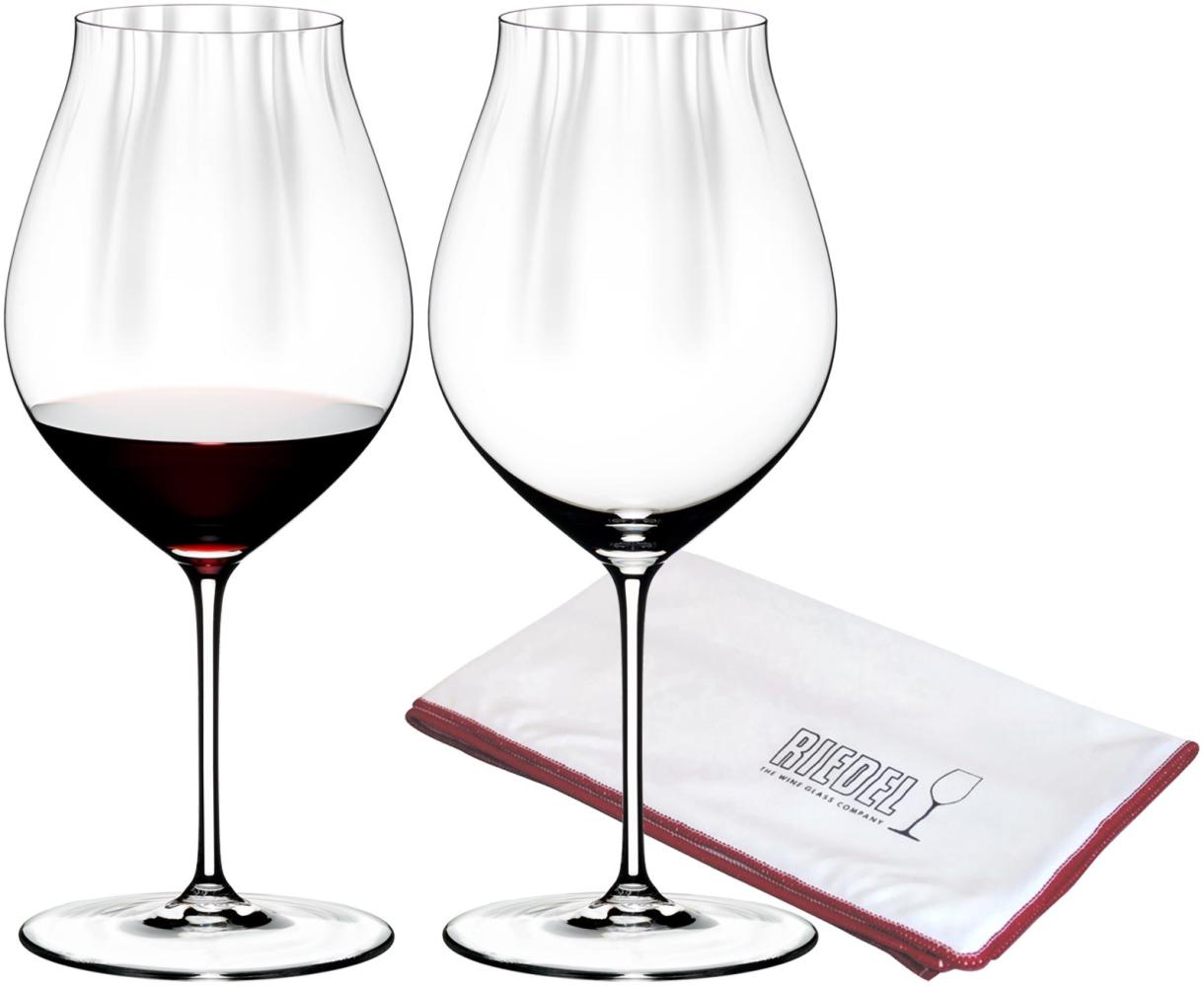 Riedel PERFORMANCE Pinot Noir Glas 2er Set + Poliertuch Bild 1