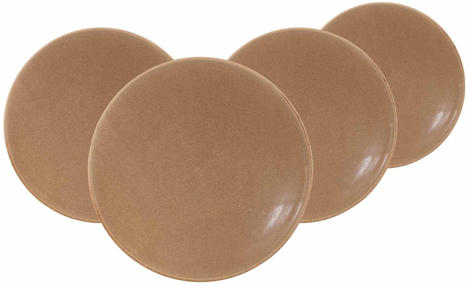 Ritzenhoff & Breker Sahara Dessertteller ø 20,5 cm 4er Set - Hellbraun Bild 1
