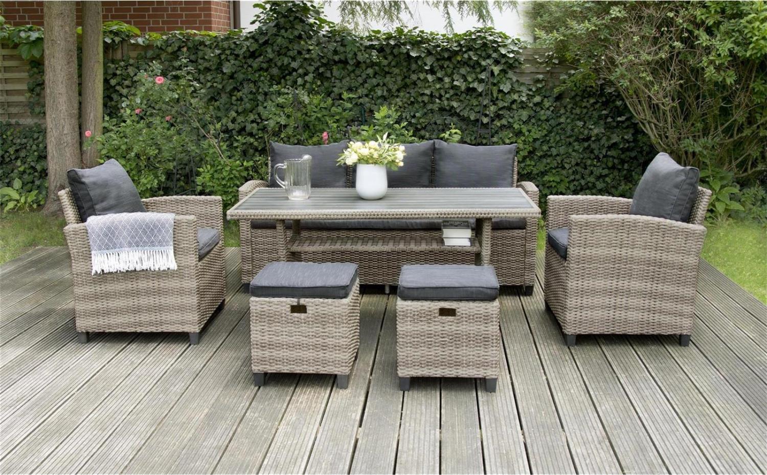 Rattan Gartenmöbel Set Alpi II Bild 1