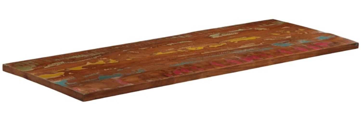 vidaXL Tischplatte 140x50x3,8 cm Rechteckig Altholz Massiv 371128 Bild 1