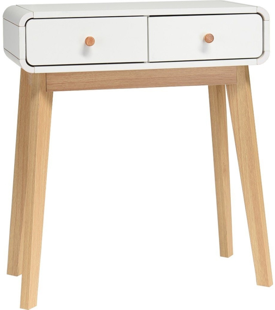 loft24 Konsolentisch Caitlin, mit 2 Schubladen im skandinavischen Design, Breite 65 cm Bild 1