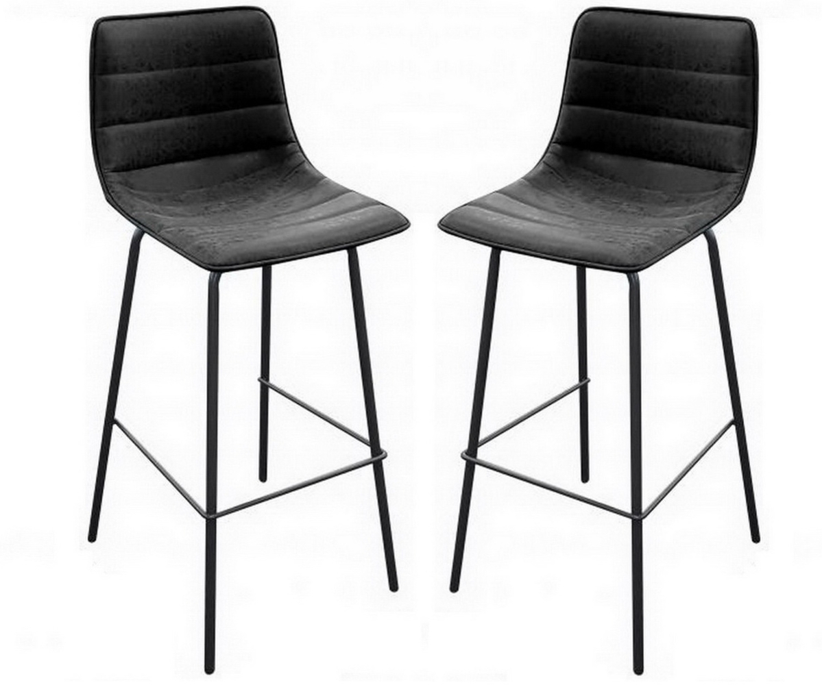 Urban Living Barhocker-Set 2 x Bar-Stuhl BROOKLYN 44 x 47 x 66/96 cm151230 Bild 1