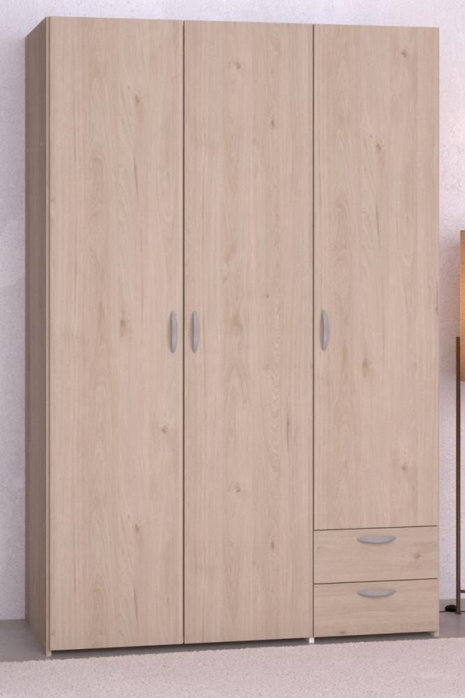 Furn. Design Kleiderschrank Enjour in Eiche 3-türig 120 cm Bild 1