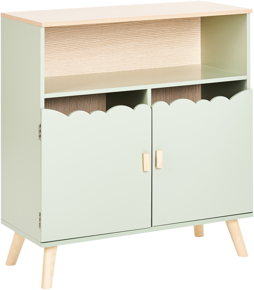 Sideboard LACKEY Holzwerkstoff 74 cm Hellgrün Bild 1