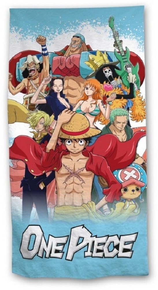 One Piece Strandtuch 170x90 cm Weiches & saugfähiges Badehandtuch für Fans Bild 1