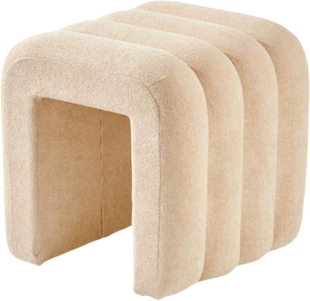 Zedelmaier Sitzhocker Stilvolle Sitzhocker, Polsterhocker, Fußhocker, Schminktisch Hocker Bild 1