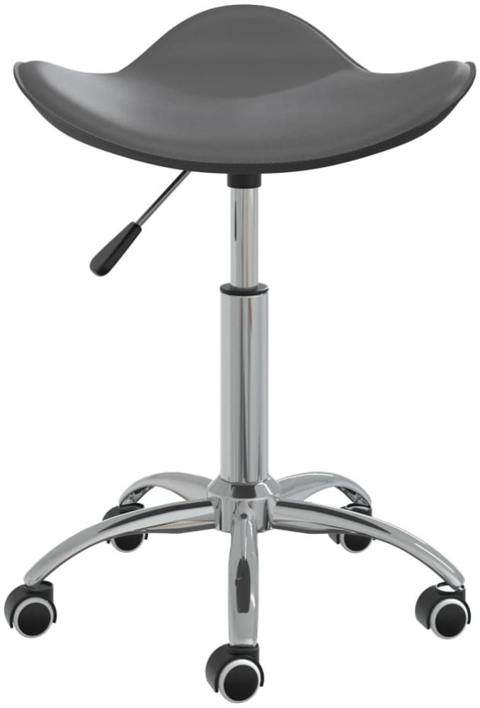 vidaXL Esszimmerstuhl Drehbar Grau Kunstleder [3088570] Bild 1