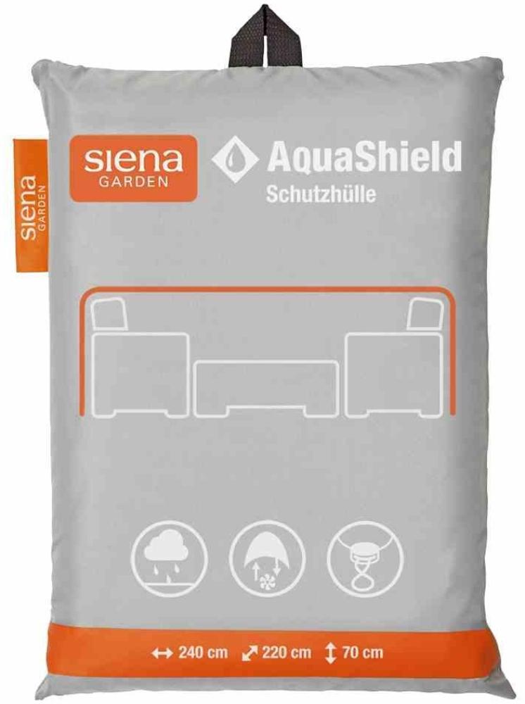 AquaShield Loungehülle 240x220xH70cm hellgrau, 100% Polyester Bild 1