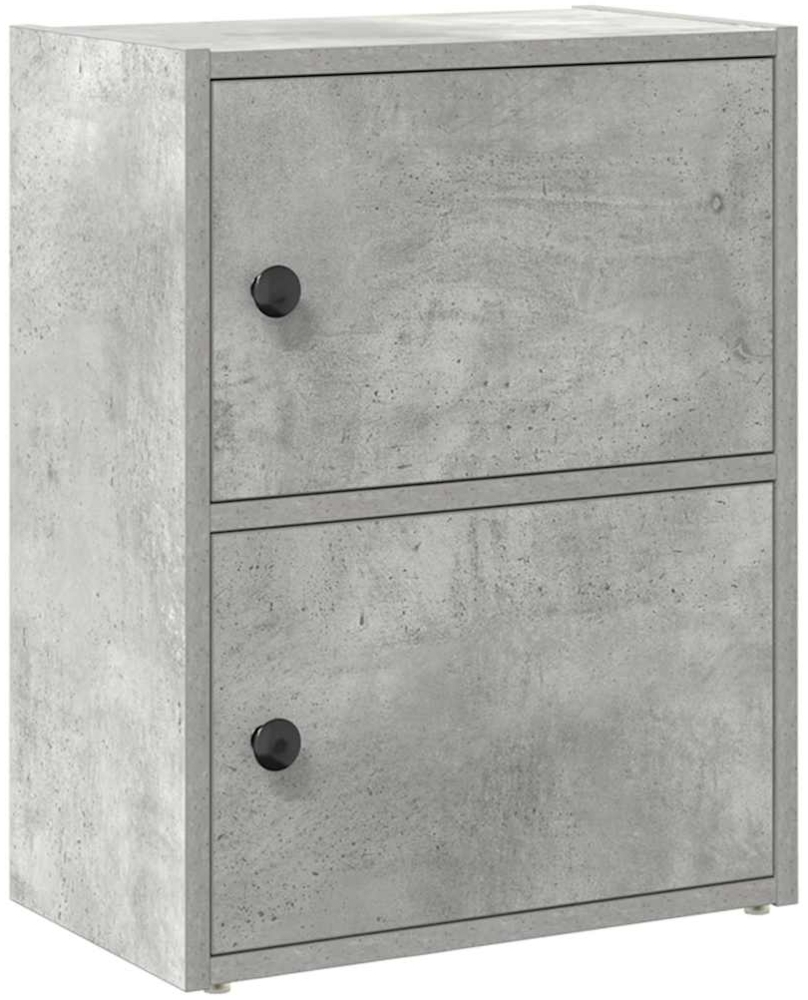 vidaXL Bücherregal Betongrau 40x24x52 cm Holzwerkstoff 860358 Bild 1