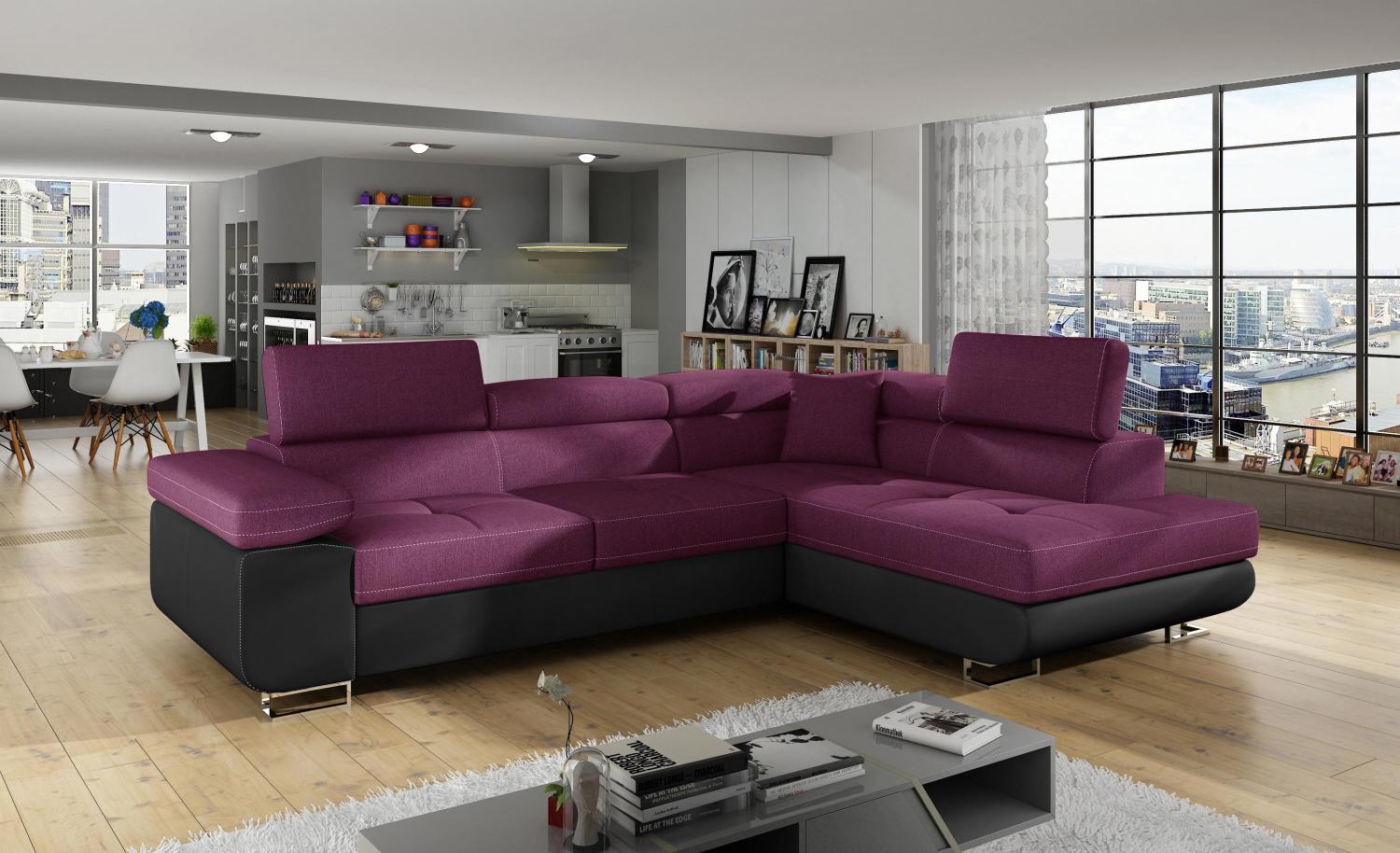 Wohnideebilder Anton Lila Ecksofas & Eckcouches An_12 Bild 1