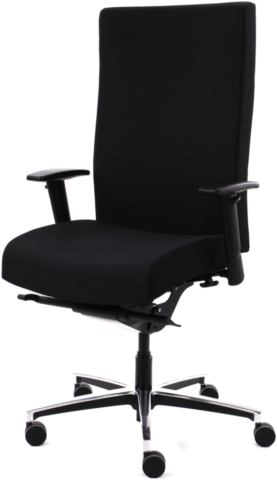 Bisley Titanos Schwerlast Chefsessel Bürostuhl 200kg Belastbarkeit in schwarz - PC Stuhl mit Armlehne, Lordosenstütze, Drehstuhl mit Rollen für Schreibtisch, Office & Gaming - Ergonomisch XXL, Titanos-733 Bild 1