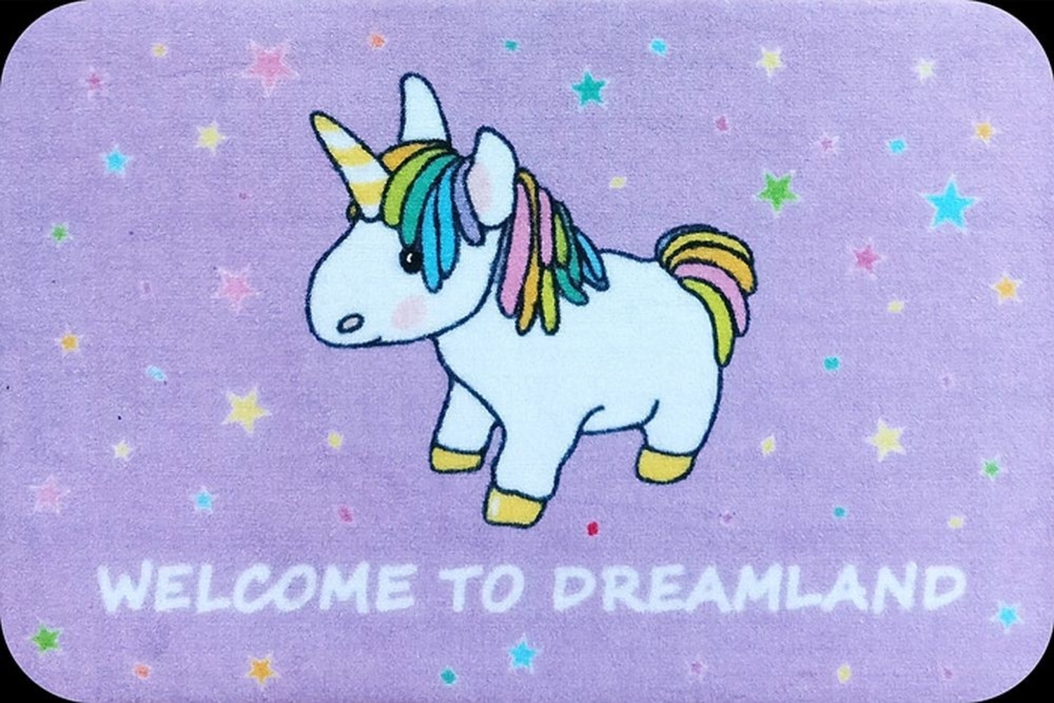 Rockbites - Fußmatte Türmatte "Einhorn - Dreamland" Lila Nr. 125 (100957)** Bild 1