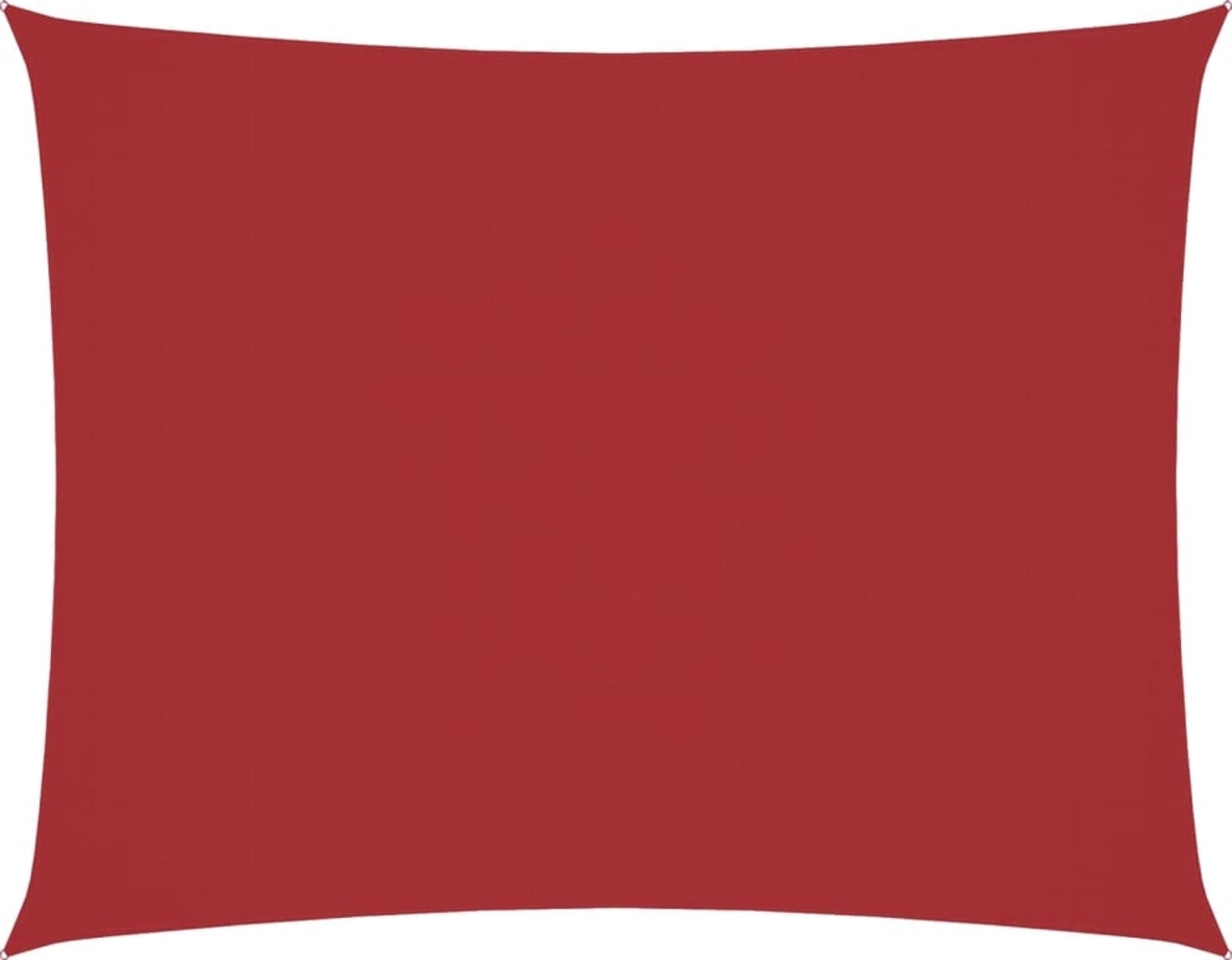 vidaXL Sonnensegel Oxford-Gewebe Rechteckig 3x4,5 m Rot 135651 Bild 1