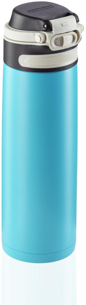 Leifheit Thermosflasche Flip 600 ml Wasserblau 444109 Bild 1