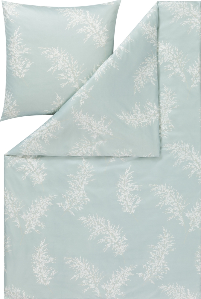 Estella Mako Interlock Jersey Bettwäsche Rosalina mint|135x200 cm + 80x80 cm Bild 1