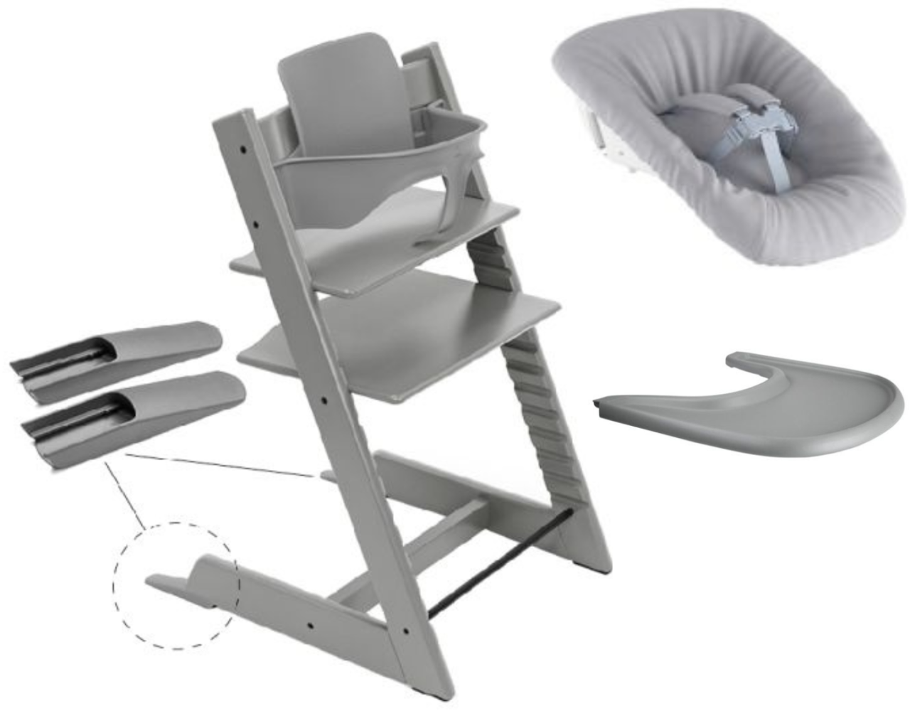 Stokke® Tripp Trapp® Hochstuhl inkl. Baby Set - Ne Bild 1