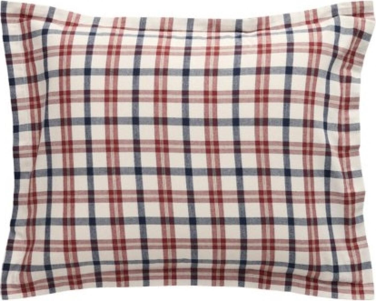 Gant Home Kopfkissenbezug mit Reißverschluss Flannel Plumped Red (80x80cm) 851029901-604-80x80 Bild 1