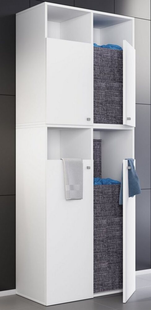 VCM Hochschrank Wäscheschrank Wäschetruhe Wäschebox Klidas XXL 4f (1-St) Bild 1