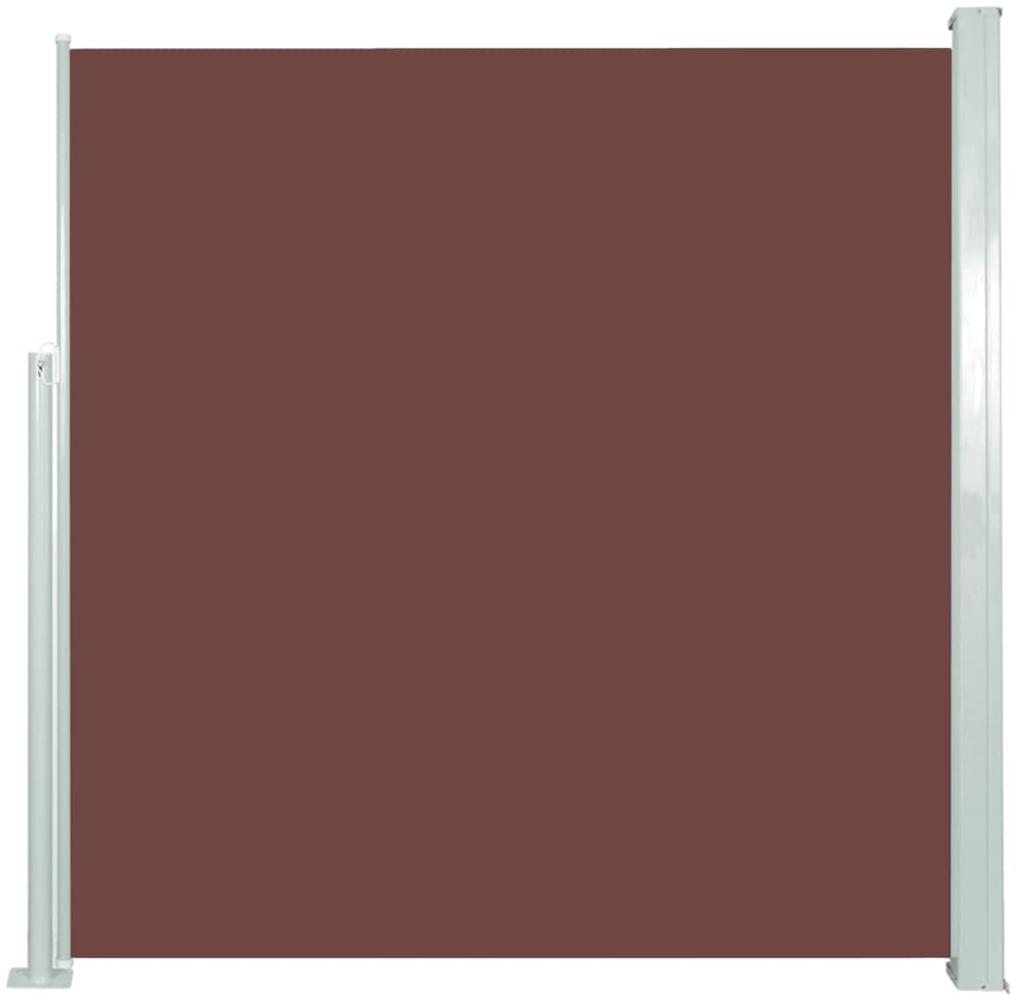 vidaXL Ausziehbare Seitenmarkise 140x300 cm Braun 45358 Bild 1