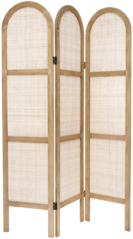 Paravent aus Rattangeflecht H. 170 cm - Beige - Atmosphera créateur d'intérieur Bild 1