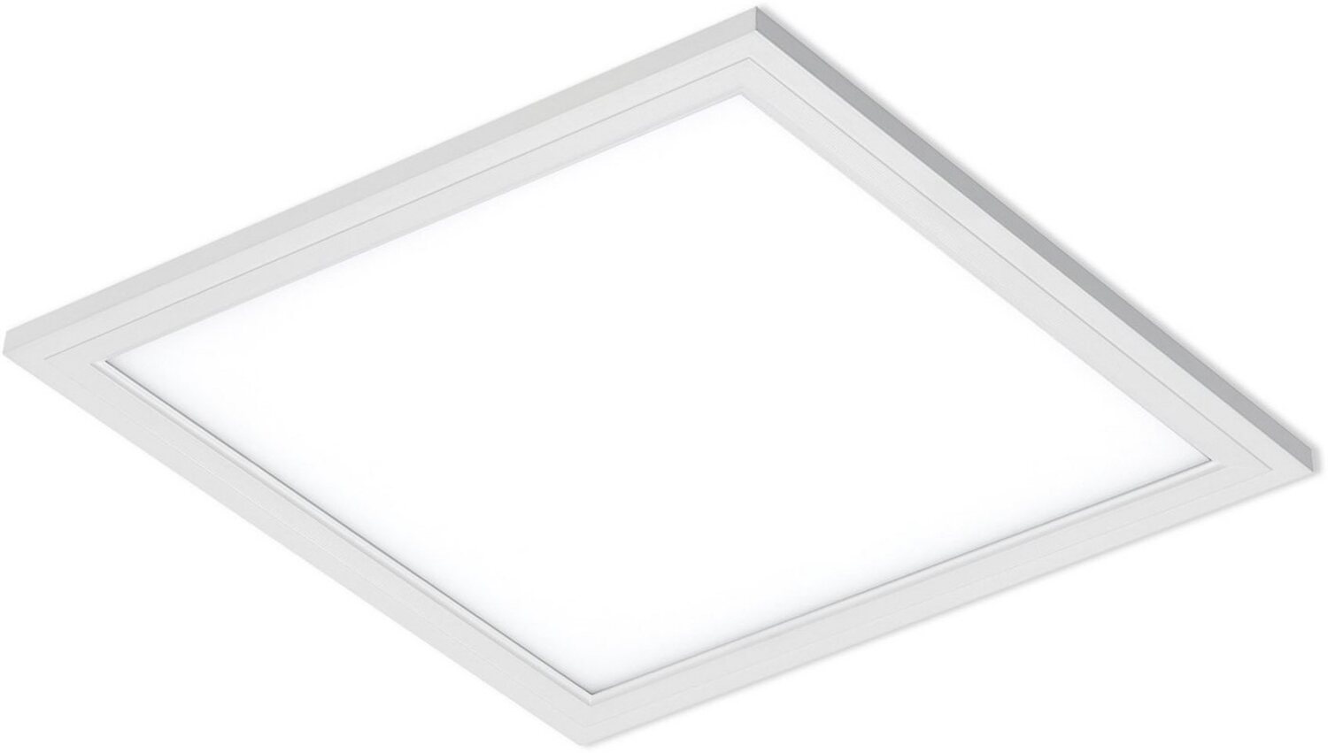 Briloner Leuchten - LED Deckenleuchte-Panel, LED-Lampe, Wohnzimmer-lampe, Deckenlampe, Deckenstrahler, 12W, quadratisch, weiß, 29. 5x29. 5 cm Bild 1