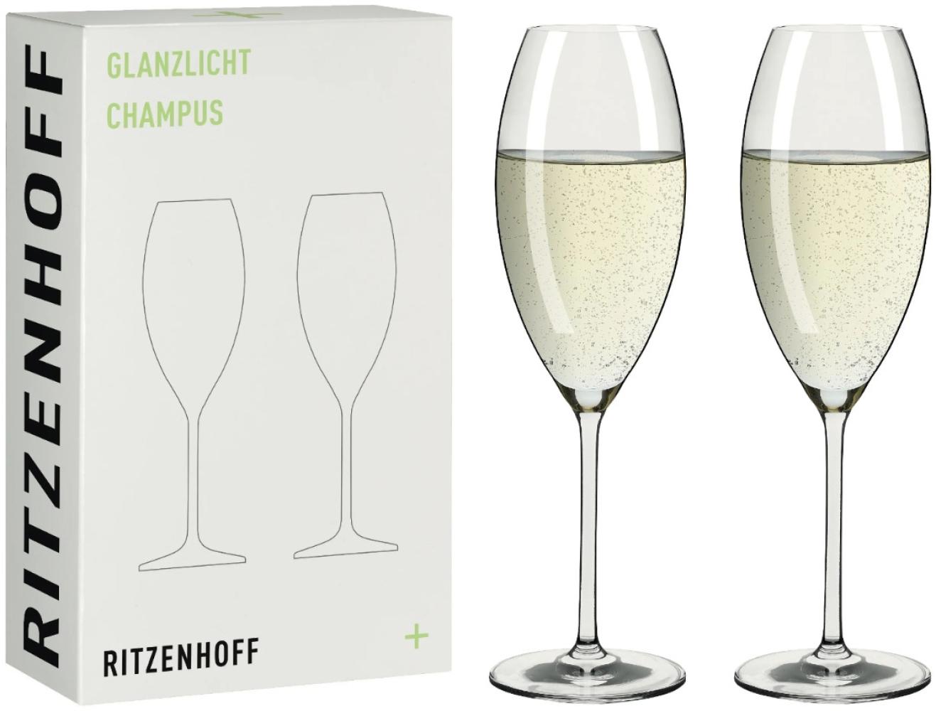 Ritzenhoff 8011003 Champagnerglas-Set #1 GLANZLICHT RDT 2024 in Geschenkbox Bild 1