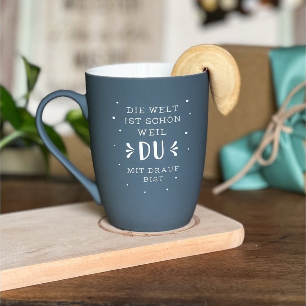 Spruchreif® Tasse SOFT-TOUCH-Tasse mit beidseitiger Gravur, Geschenke für die Familie Bild 1