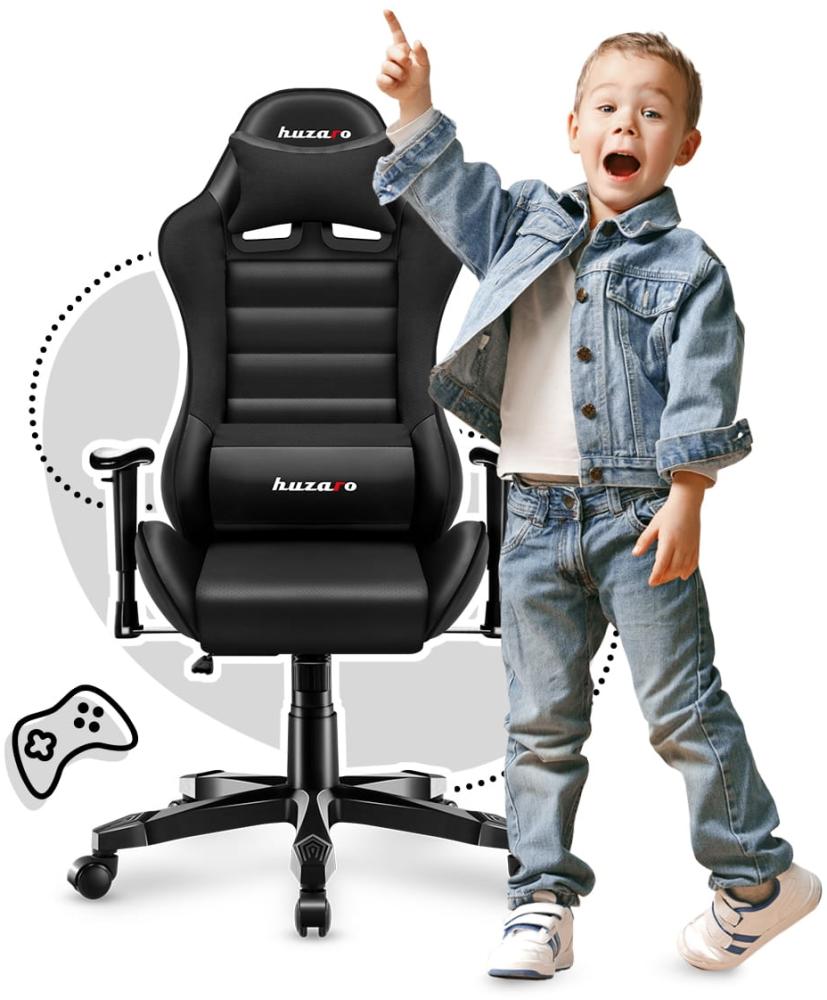 HUZARO Gaming-Stuhl f¸r Kinder RANGER 6.0 Schwarz Bild 1