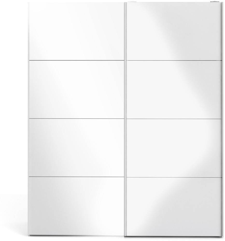 Veto Schiebetüren Schrank 183cm weiß Kleiderschrank Garderobe Schwebetüren Bild 1