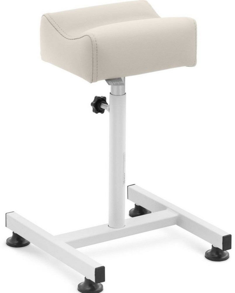 Physa Fußstütze Beinstütze Fußpflege Beinauflage Hocker 24x22 cm creme bis 80 kg Bild 1