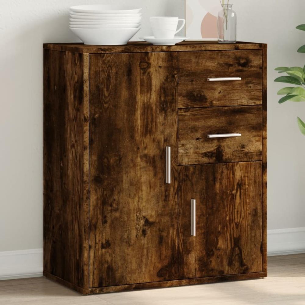 vidaXL Sideboard Räuchereiche 60x31x70 cm Holzwerkstoff 840482 Bild 1