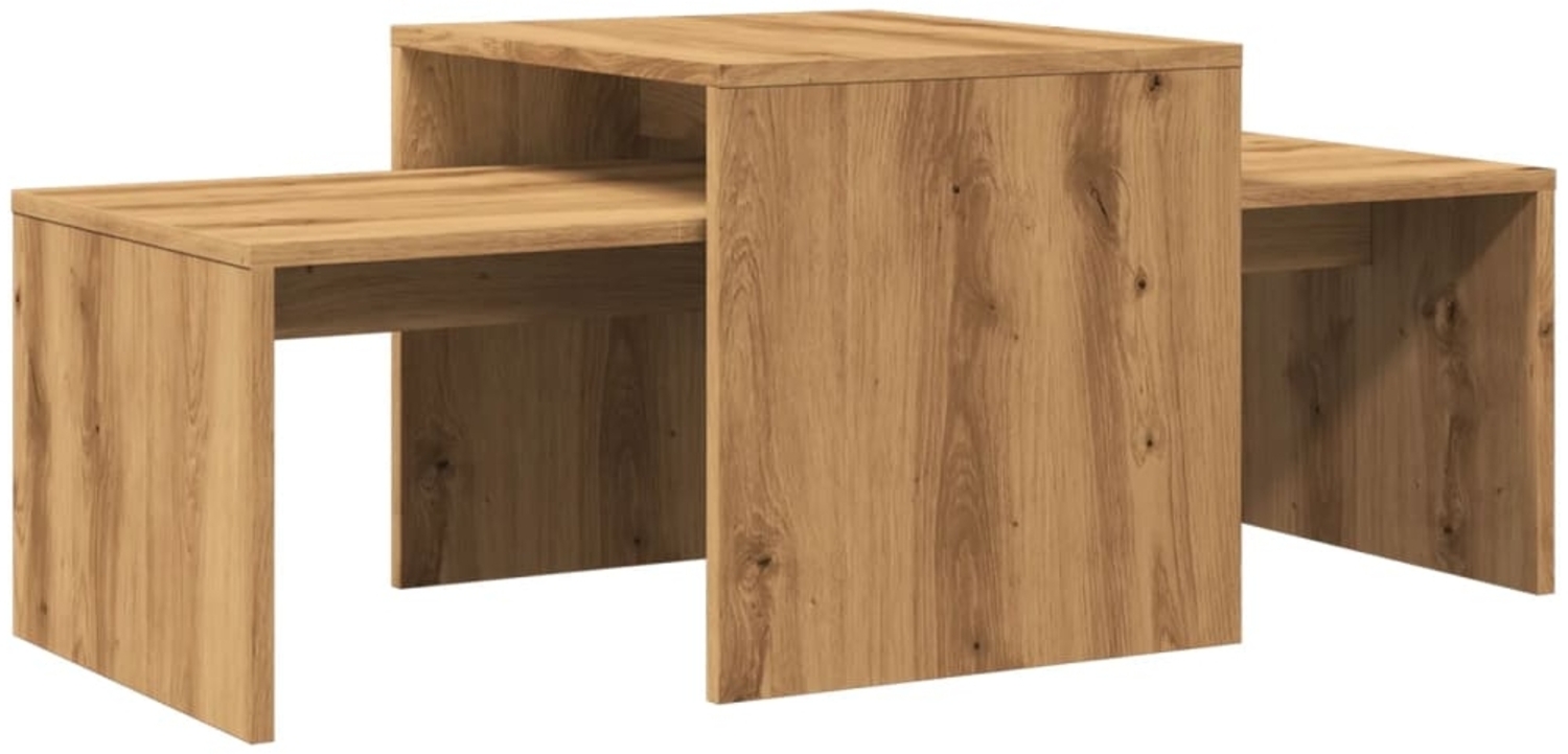 vidaXL Couchtisch Artisan-Eiche 100x48x40 cm Holzwerkstoff 856055 Bild 1