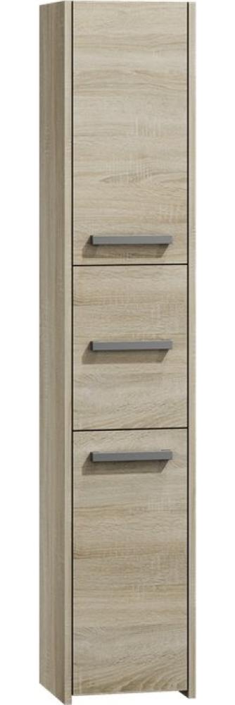 ibonto Hochschrank Badezimmerschrank Eleganter platzsparender Badregal Bild 1